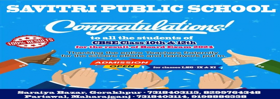 CONGRATULATIONS!! TOPPERS OF X & XII BOARD EXAM - 2024